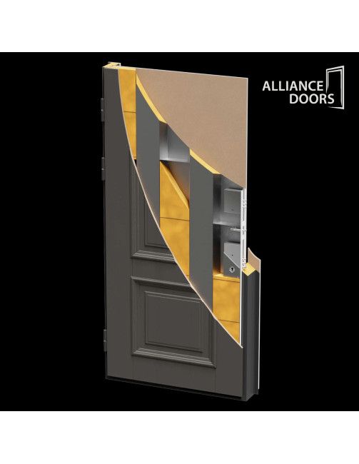 Milano Black ( soft touch negru / alb...