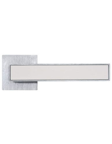 Mâner Morelli model Sulla crom super satinat cu inserție albă 2