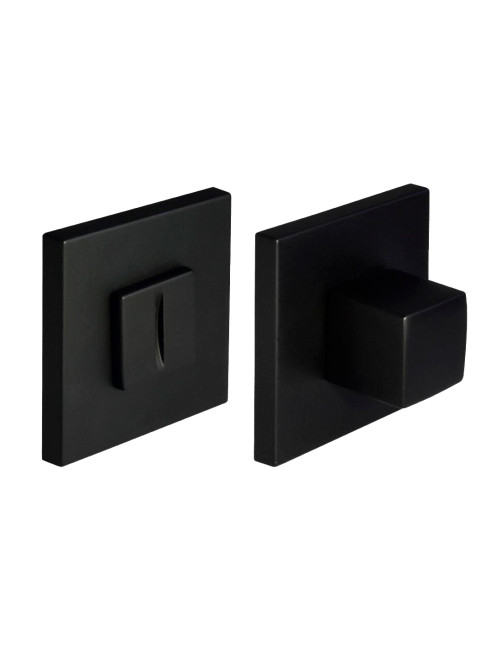 Rozeta WC patrata marca Morelli, finiaj negru mat