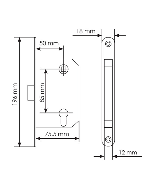 Broasca magnetica cilindru - M1885 BL