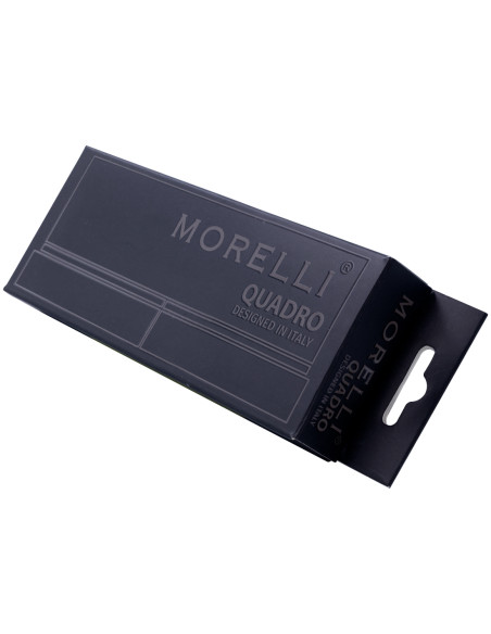 Balama QUADRO 1, Morelli, negru mat, 100*75*3